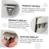 Ciieeo 12pcs Vinyl Siding Hooks for Outdoor Camera Mounting Punch No-Damage Clips for Flexible Positioning Weather-Resistant Easy Installation for Home Security view 2