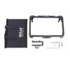 DirectNine Basics Nitze JTP2-LH5P JT-I01B Monitor Cage Kit with with Sunhood and PE21 HDMI Cable clamp,Compatible with Portkeys LH5P / LH5P II 5.5"", black view 2