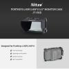 DirectNine Basics Nitze JTP2-LH5P JT-I01B Monitor Cage Kit with with Sunhood and PE21 HDMI Cable clamp,Compatible with Portkeys LH5P / LH5P II 5.5"", black view 3