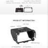 DirectNine Basics Nitze JTP2-LH5P JT-I01B Monitor Cage Kit with with Sunhood and PE21 HDMI Cable clamp,Compatible with Portkeys LH5P / LH5P II 5.5"", black view 4