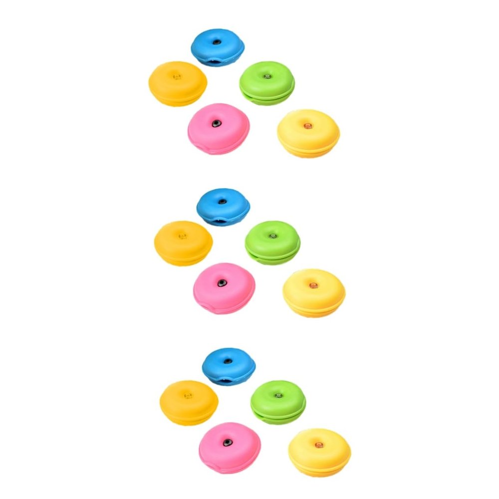 Angoily 15pcs Colorful Turtle Shape Cable Organizer Data Wire Storage Reels for Headphones Chargers Cord Winders Random Colors for Home Office Travel