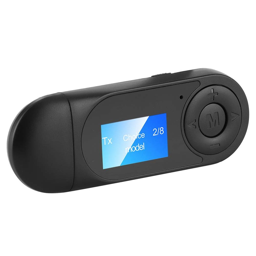 5.0 Audio Adapter Receiver Transmitter with Noise Reduction, HiFi Sound Quality, Automatic Pairing, Plug and Play, Support HandsFree Calling, 3.5mm Input Interface