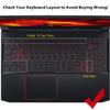 Keyboard Cover for Acer Nitro 5/16/17, Predator Helios 300, Predator Helios 16 18, Predator Helios PH315-55/54/53/52 PH317-53/54/Nitro 5 AN515-58/57/56/54/55/45/43/44 AN517-54/53/51/52-TPU view 2