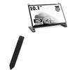 BoxWave Stylus Pouch Compatible with ROADOM Raspberry Pi Screen (10.1 in) - Stylus PortaPouch, Pen Stylii Holder Carrier Portable Self-Adhesive - Jet Black view 1