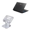 BoxWave Stand and Mount Compatible with Hasee Ares Z7-CT7NS - Executive VersaView Laptop Stand, Ergonomic Adjustable Viewing Angle Metallic Riser - Metallic Silver view 1