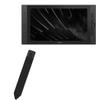 BoxWave Stylus Pouch Compatible with Veikk Studio VK1560 - Stylus PortaPouch, Pen Stylii Holder Carrier Portable Self-Adhesive - Jet Black view 1