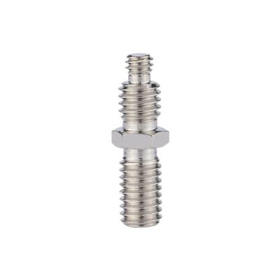 1PCS Double Head Conversion Axis Screw Tripod Pan Tilt Projector Adapter Camera Bracket Photography Equipment Accessories (Color : Silver 1PCS, Size : E8)