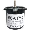 DUANJIAN High AC Permanent Magnet Motor 220V 14W 60KTYZ Reversed CW/CCW Metal Geared Slow Speed Motor 2.5 To110RPM (Size : 10rpm 20kgf.cm) view 1