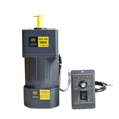 120W 220V AC Gear Speed Motor/Geared Motor 5IK120RGN-CF Motor + Speed Governor (Size : 27rpm (5GN-50K))