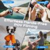 2026 Extended Long Magnetic Neck Mount for Phones, 27.6" Hands-Free POV/Vlog Phone Holder for iPhone 1712 & Android, Content Creator Essentials for Go Pro DJI, Comfortable Natural Shooting Angle view 4