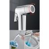 Handheld Bidet Sprayer for Toilet with Spring Hose Toilet Bidet Sprayer Handheld Bathroom Shower Head Hose 3.5M Telescopic Hose Diverter with Bracket for Bathtub,Brushed (Color : Chrome) view 3