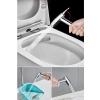 Handheld Bidet Sprayer for Toilet with Spring Hose Toilet Bidet Sprayer Handheld Bathroom Shower Head Hose 3.5M Telescopic Hose Diverter with Bracket for Bathtub,Brushed (Color : Chrome) view 4