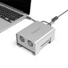 TREBLEET Thunderbolt 3 Four-Slot M.2 NVMe SSD Enclosure 40Gbps up to 2800MB/s Support Thunderbolt 2 Compatible with M1 M2 (Performance Edition) view 1