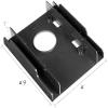 3.5 Inch to 2.5 Inch Ssd/HDD Hard Drive Drive Bay Adapter Mounting Bracket Converter, Double Bay Professional Design view 4