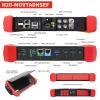 Rsrteng CCTV Tester 8K 32MP 12MP IP Camera Test POE++ Max 90W POE Camera Tester 8MP TVI/CVI/AHD/SDI/CVBS DMM TDR WiFi Network Tools Cable Tester 2CH SFP Port HD VGA view 2
