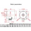 68KTYZ 28W AC 220V Permanent Magnet Gear Motor With Bracket (Size : 110rpm) view 3