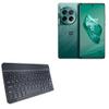 BoxWave Keyboard Compatible with OnePlus 12 - SlimKeys Bluetooth Keyboard, Portable Thin with Chiclet-Style Keys - Jet Black view 1
