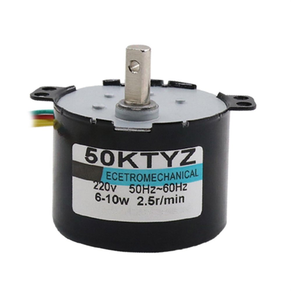 50KTYZ Permanent Magnet Motor 24/220V AC Gear Motor (Size : 220V 1rpm)