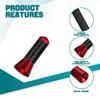 Kutyun Car Radio Stereo Antenna Mast, Car Antenna Replacement, 1.37" Carbon Fiber Auto AM/FM Radio Reception with Screws, Automotive Roof Short Stereo Replacement Mast for Most Vehicles (Red) view 3