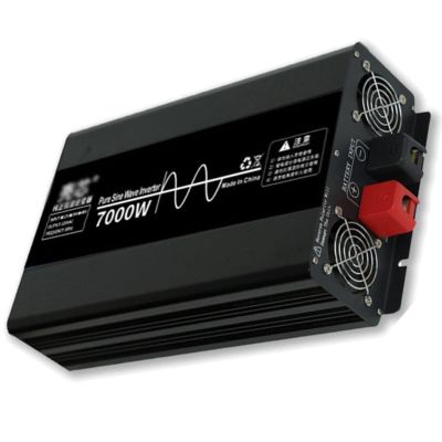 7000W/10000W Pure Sine Wave Inverter, 12V 24V 48V to 110V 220V Power Inverter, with LCD Display AC Outlets, for Camping,Household,Laptop,Tablet (Color : 10000W, Size : 12VTO110V)