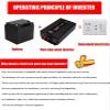7000W/10000W Pure Sine Wave Inverter, 12V 24V 48V to 110V 220V Power Inverter, with LCD Display AC Outlets, for Camping,Household,Laptop,Tablet (Color : 10000W, Size : 12VTO110V) view 3
