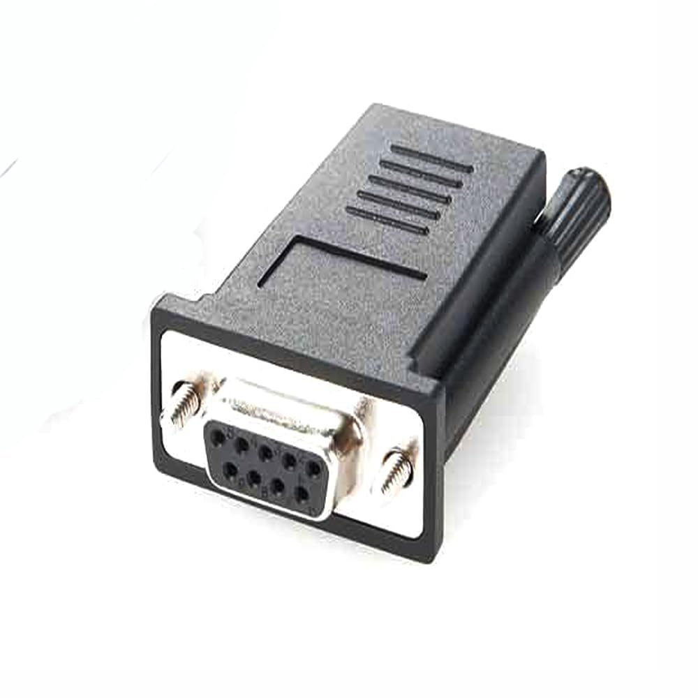 GXMRHWY RJ45 to DB9 Adaptor ADP-RJ458P-DB9 D-sub 9pin Straight to RJ45 8P Straight Female Connector (DB9 Female to RJ45)