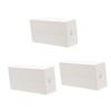 minkissy 3pcs Nail Drill Bit Storage Box Plastic Display Case for Nail Art Grinding for Salon Home Use Compact Portable Design view 1