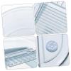 OFFSCH Washing Clothes Washboard Plastic Wash Tub Laundry Basin Bathroom Washboard Scrub Board view 2