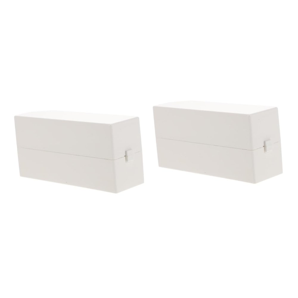 minkissy 2pcs File Nail Drill Bits Holder Nail Drill Bit Case for Cuticle Portable Storage Box