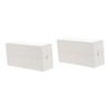 minkissy 2pcs File Nail Drill Bits Holder Nail Drill Bit Case for Cuticle Portable Storage Box view 1