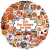 120 Pcs Basketball Stickers Cute Basketball Sticker Waterproof Vinyl Sticke for Water Bottles Laptop Skateboard Luggage Computer Stickes for Teens Girls Kids view 2