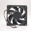 12V 80mm 8025 for AUB0812M 0.18A 80x80x25mm 4-Wire 4Pin PWM high Volume air Cooling Fan view 1