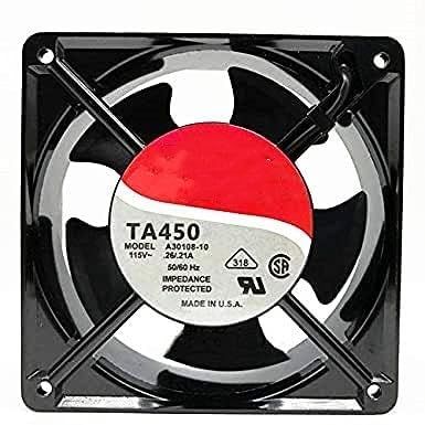 A30108-10 ELOMILE Fan A30108-10 115V 0.26A/0.21A 12CM 12038 Cooling Fan