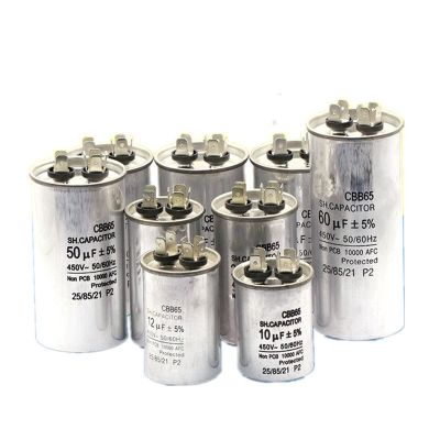CBB65 450V AC Motor Capacitor Air Conditioner Compressor Start Capacitor 5uF 6uF 20uF 25uF 30uF 35uF 40uF 45uF 50uF 60uF 70uF (Size : 80UF)