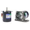 100KG 28W 68KTYZ 220 AC Permanent Magnet Motor With Bracket CW/CCW Metal Geared Slow Speed 2.5 To 110RPM (Size : 110rpm with bracket) view 1