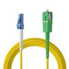 10Gtek Fiber Patch Cable - LC to SC/APC OS2 Singlemode Jumper Simplex 9/125 LSZH Fiber Optic Cord, 30-Meter(98.4-ft) view 3