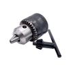 1pcs 1.5-13mm B16 3/8 Thread Drill Chuck Conversion Drill Chuck 1/2 M12x1.25 Wrench Into Electric Drill Keyless 3 Jaw Chuck (Color : 1.5-13mm B16) view 1