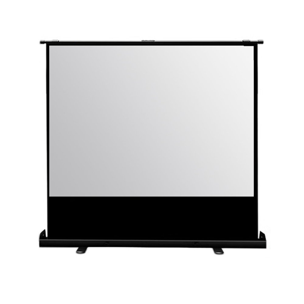 Aimery Projector Screen,Floor-Standing 4:3/16:9/16:10 4K HD Mobile Portable Projection ScreenFreestanding Portable Foldable Projection Screen (Size : 100 inch 4: 3)