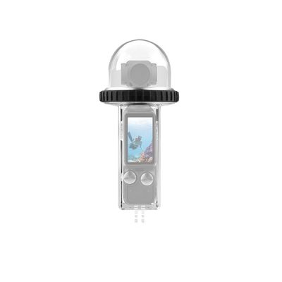 NovelGoal Waterproof Housing Case Diving Swimming Surfing Diving Protective Shell Only Compatible with Pocket 2/3 Gimbal Small Base Camera Cover