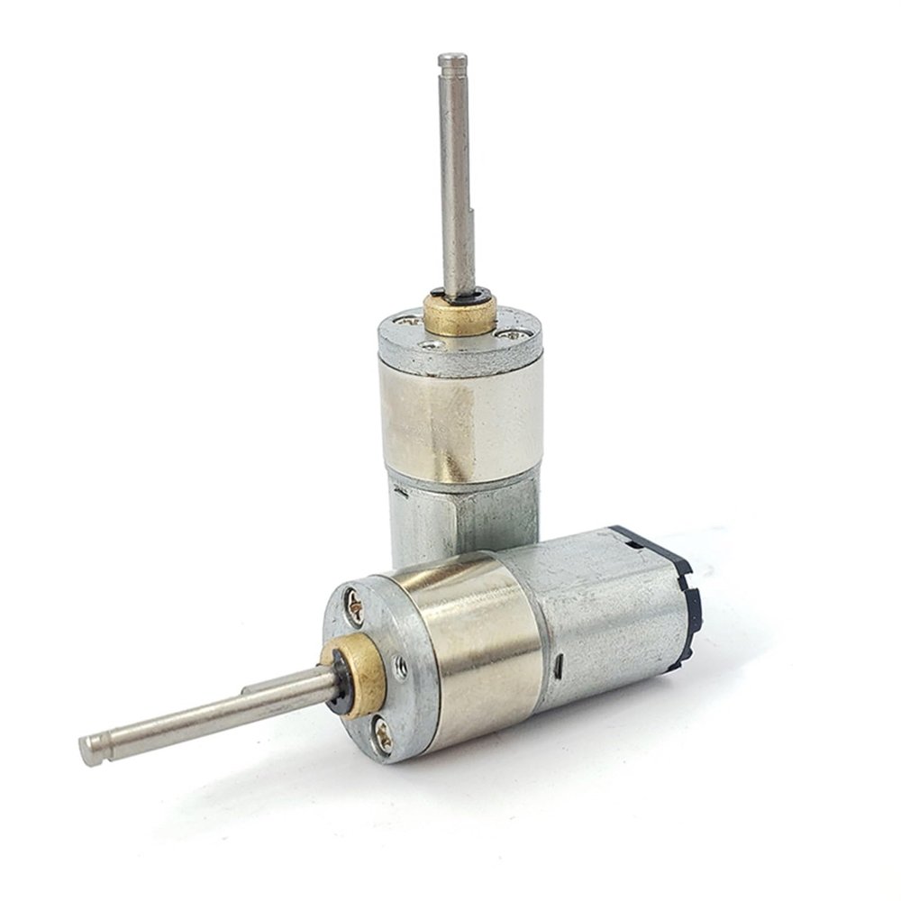 1PC Micro 16mm Full Metal Gearbox Gear Motor DC 6V-12V 80RPM-160RPM Slow Speed Large Long Shaft D-shaft