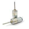 1PC Micro 16mm Full Metal Gearbox Gear Motor DC 6V-12V 80RPM-160RPM Slow Speed Large Long Shaft D-shaft view 1