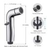 Bidet Sprayer for Toilet Chrome Dual Function Cloth Diaper Washer Set Wall Mounted Hand Held Bidet Spray Kit with Cold Water for Personal Hygiene,Without Holder (Color : Without Holder) view 4