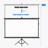 Xnyaizyc Projector Screen with Stand, Indoor Outdoor Projection Screen 60 inch 72 inch, Portable 16:9 4K HD Movie Screen Wrinkle-Free Design for Home Theater Backyard Office (Size : 60" (16:9)) view 3