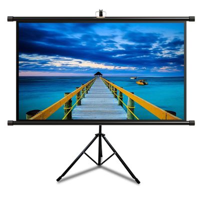 Projector Screen and Stand, 60 Inch 72 Inch Portable Projector Screen with 4:3/16:9 HD 4K Projector Movie Screen for School Home Theatre, Indoor Outdoor Foldable Projection Screen ( Size : 60" (4:3) )