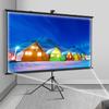 Xnyaizyc Projector Screen with Stand, 60 inch 72 inch Projection Screen, Portable Indoor Outdoor 16:9 4K HD Movie Screen Wrinkle-Free Design for Home Theater Backyard Cinema (Size : 60"" (4:3)) view 1