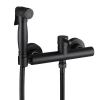 Handheld Bidet Sprayer for Toilet, Black Toilet Bidet Sprayer Kit Brass Wall Mounted Bathroom Cloth Diaper Sprayer Set with Hot and Cold Water for Personal Hygiene,8.5 cm (Size : 15 cm) view 1