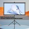 Portable Projector Screen with Stand 60" 72", Wall Mountable 4K HD Projection Screen for School Theatre Cinema Home Movie Projector Screen, 16:9/4:3 Pull Down Wrinkle-Free Screen ( Size : 60" (4:3) ) view 3
