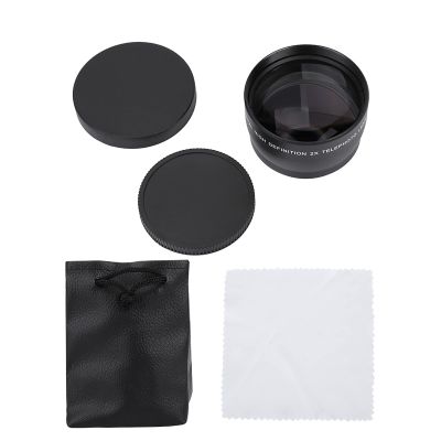 MUNEFE Diital Cameras Aries, 8mm HD Camera Lens, 2X Manification iversal Teleconverter Telephoto Lens for Cameras