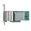 1 Pack of 10GBase-LR SFP+ Transceiver,Compatible with Intel E10GSFPLR and 1 Pack of 10Gb PCI-E NIC Network Card, Quad SFP+ Port view 4