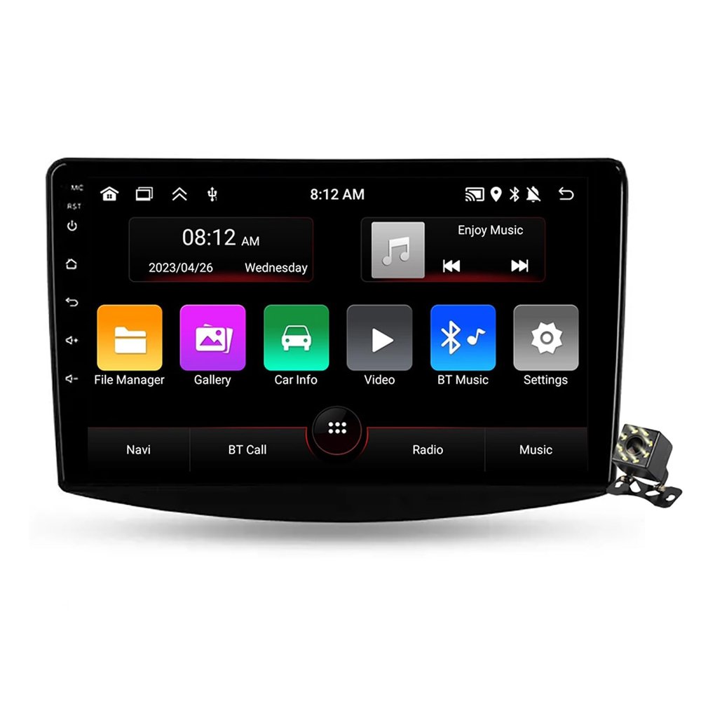 9" Screen Car Stereo Radio Navigation GPS for Mitsubishi Grandis 1 2003-2011 Android 12 Multimedia Player with BT Wifi 4G Steering Wheel Control Carplay FM+Backup Camera,M95s/2+32g